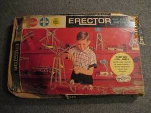 lot 337 image: Vintage steel construction erector ...
