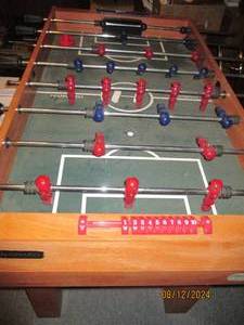 lot 340 image: Vintage Harvard football table with...