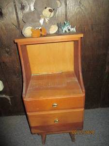 lot 354 image: Uniquely designed vintage 2-drawer ...