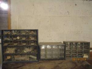 lot 279 image: 3 storage boxes from the garage...