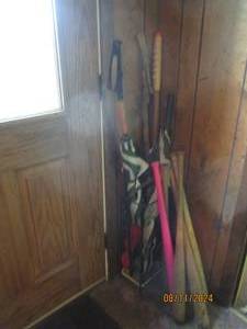 lot 304A image: Corner lot of umbrellas and bats