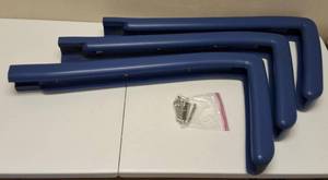 3 Piece - Sport Saf-Guard Cushion Edge Backboard Padding Royal Blue