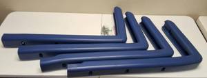 4 Piece - Sport Saf-Guard Cushion Edge Backboard Padding Royal Blue