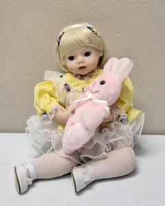 Ashley Vintage Porcelain Doll - by Elke Hutchens