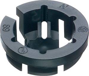 The Black Button  Plastic PushIn Conn. Made for 1 or 2 NM Cable (NonMetallic)
