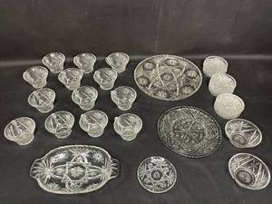 Assorted Crystal Cut Glassware Collection