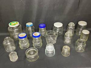 Assorted Glass Jars and Containers Lot