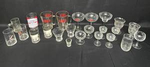 Assorted Lot of Vintage and Branded Glassware