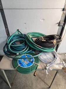 Lot of 5 Assorted Garden Hoses