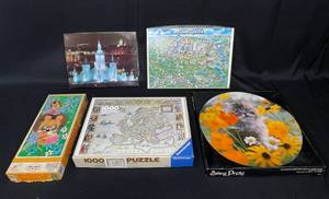 Assorted Jigsaw Puzzle Lot