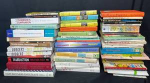 Large Lot of Assorted Books - Fiction, Non-Fiction, Cookbooks, Childrens Titles