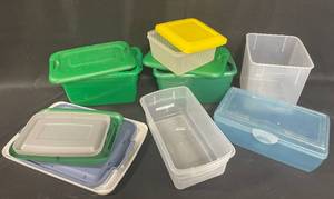 Assorted Storage Containers and Lids Lot