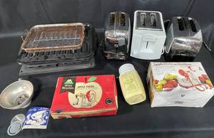 Lot of Assorted Vintage Kitchen Appliances and Utensils