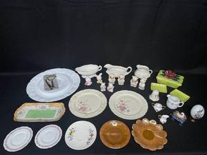 Assorted Vintage and Antique Tableware Collection