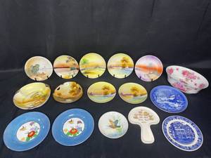 Lot of 16 Hand-Painted Decorative Plates and Bowls