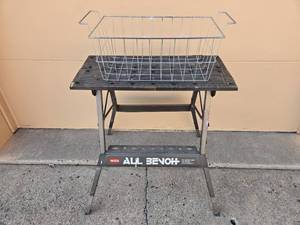 WEN All Bench Work Table with Wire Basket
