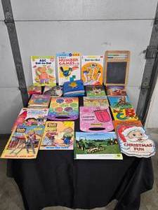 Collection of Childrens Educational Books and Activity Sets
