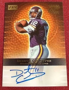 lot 25 image: 2000 Bowman Reserve Daunte Culpepper Autograph Rookie Card