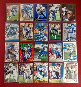 lot 36 image: (20) Barry Sanders Cards