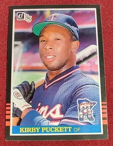 lot 64 image: 1985 Donruss Kirby Puckett Rookie Card