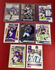 lot 66 image: (8) Justin Jefferson Cards