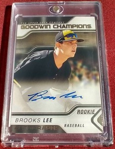 lot 71 image: 2023 Goodwin Champions Brooks Lee Autograph Rookie Card