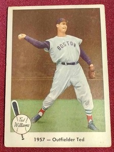 lot 72 image: 1959 Fleer Ted Williams Card