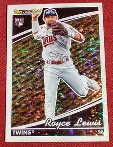 lot 88 image: 2022 Topps Black Gold Royce Lewis Rookie Card