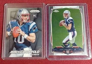 lot 92 image: (2) 2014 Jimmy Garoppolo Rookie Cards
