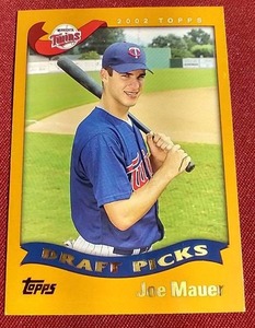 lot 118 image: 2002 Topps Joe Mauer Rookie Card