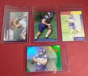 lot 131 image: (4) Jim Kleinsasser Rookie Cards