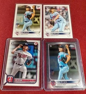 lot 134 image: (4) Joe Ryan Rookie Cards