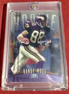 lot 144 image: 1998 Topps Finest Randy Moss Rookie Card - With Peel