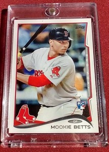lot 151 image: 2014 Topps Mookie Betts Rookie Card