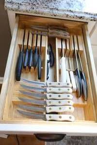 lot 43 image: Kirchen Accessories...Assorted Knives Holders Etc