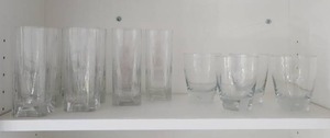 lot 45 image: Luigi Bormiolli Signed 13oz. Flat Tumbler Mozart Etc