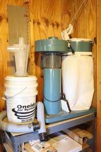 lot 93 image: Garage Shop WoodworkingJET Dust Collection System