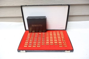 lot 114 image: CollectiblesThe Worlds Great Performance Cars 24K Gold-Plated on Sterling Silver Ingots