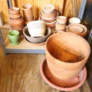 lot 62 image: Lawn Garden & Patio DeCorFlower Pots Etc