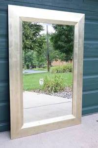 lot 137 image: Large Beveled Mirror Clear