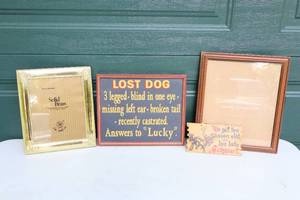 lot 180 image: Home DeCorFun Framed Prints Wall Plaques