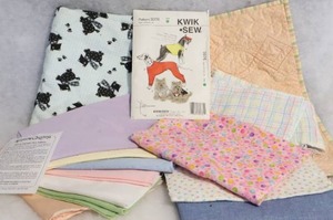 lot 215 image: Quilter Sewing Fabrics Pattern Etc