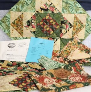 lot 216 image: Sewing Quilting Crafting Fabrics For Ramble On Whirligig Design A St. Cloud Made Pattern