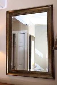 lot 202 image: Large Beveled Mirror
