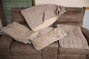 lot 294 image: Sure Fit Comfy Furniture Covers Pet Protection