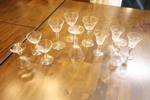 lot 310 image: Collectible StemwareCut Crystal Etc
