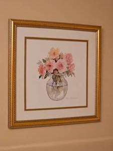 lot 86 image: Charming Pink Bouquet Still Life Print