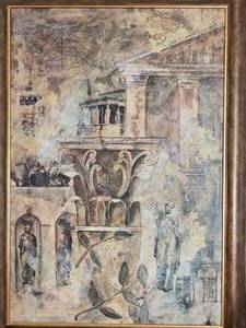 lot 55 image: Reoclasical Architecture Dcor Art