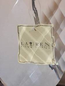 lot 4B image: Ralph Lauren Home Stunning Crystal Teardrop Table Lamp - B