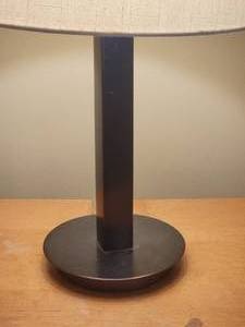 lot 72 image: Minimalist Modern Table Lamp - Black